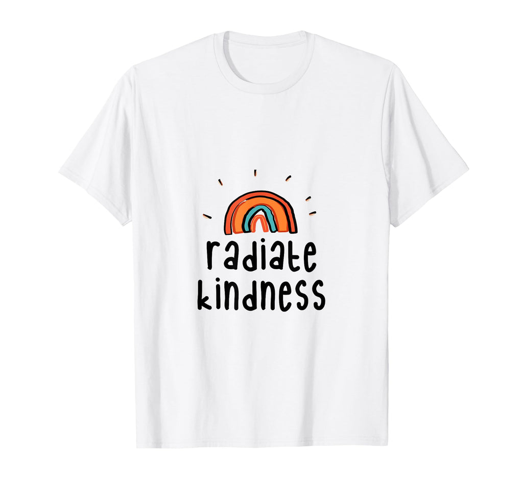 Radiate Kindness Rainbow T-Shirt - Casual Everyday Wear for Adults - T-Shirt, Sweatshirt, Hoodie