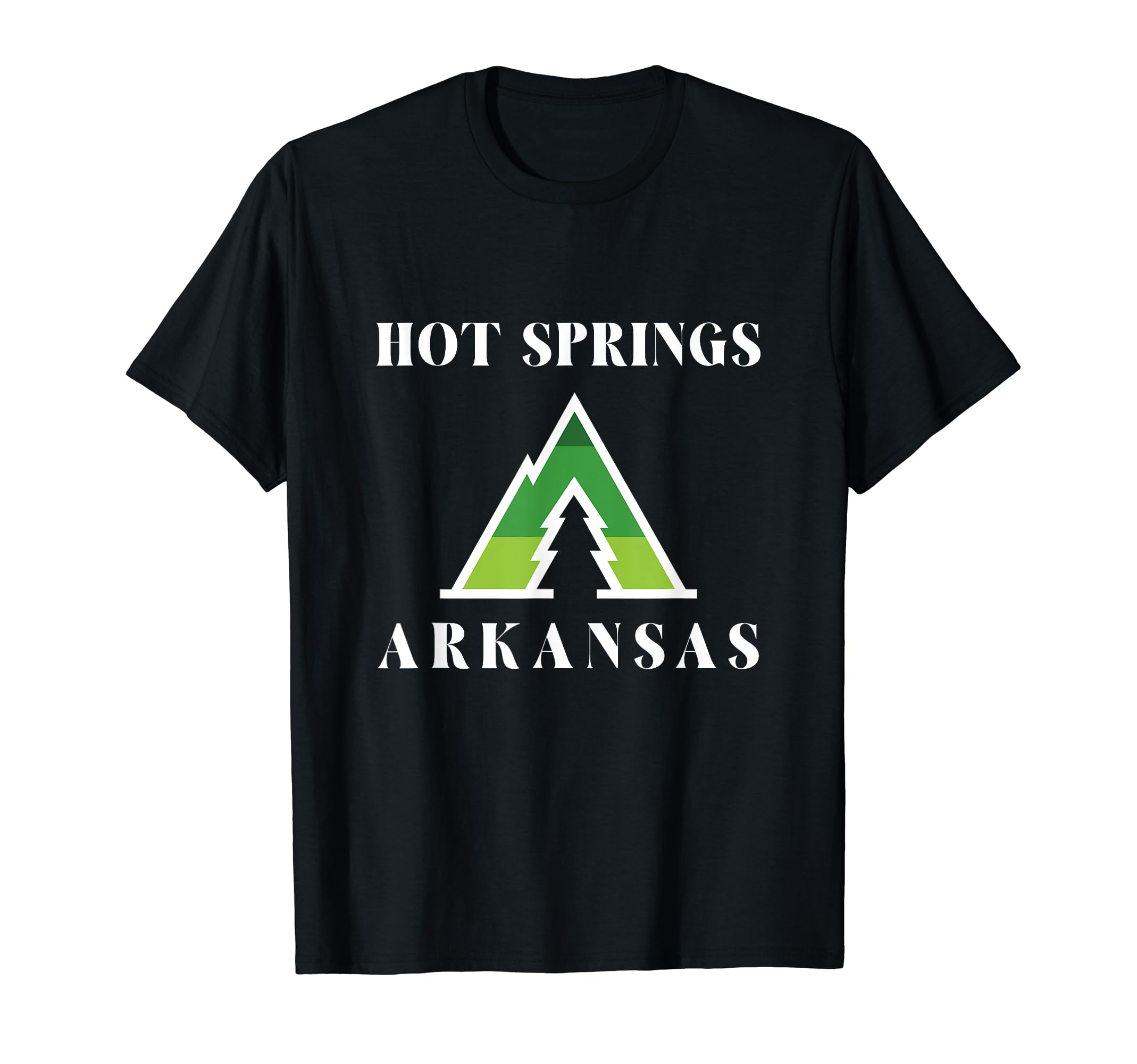 Hot Springs Arkansas Pine Tree 70S T-Shirt - Trendy Graphic Men Women - T-Shirt, Sweatshirt, Hoodie