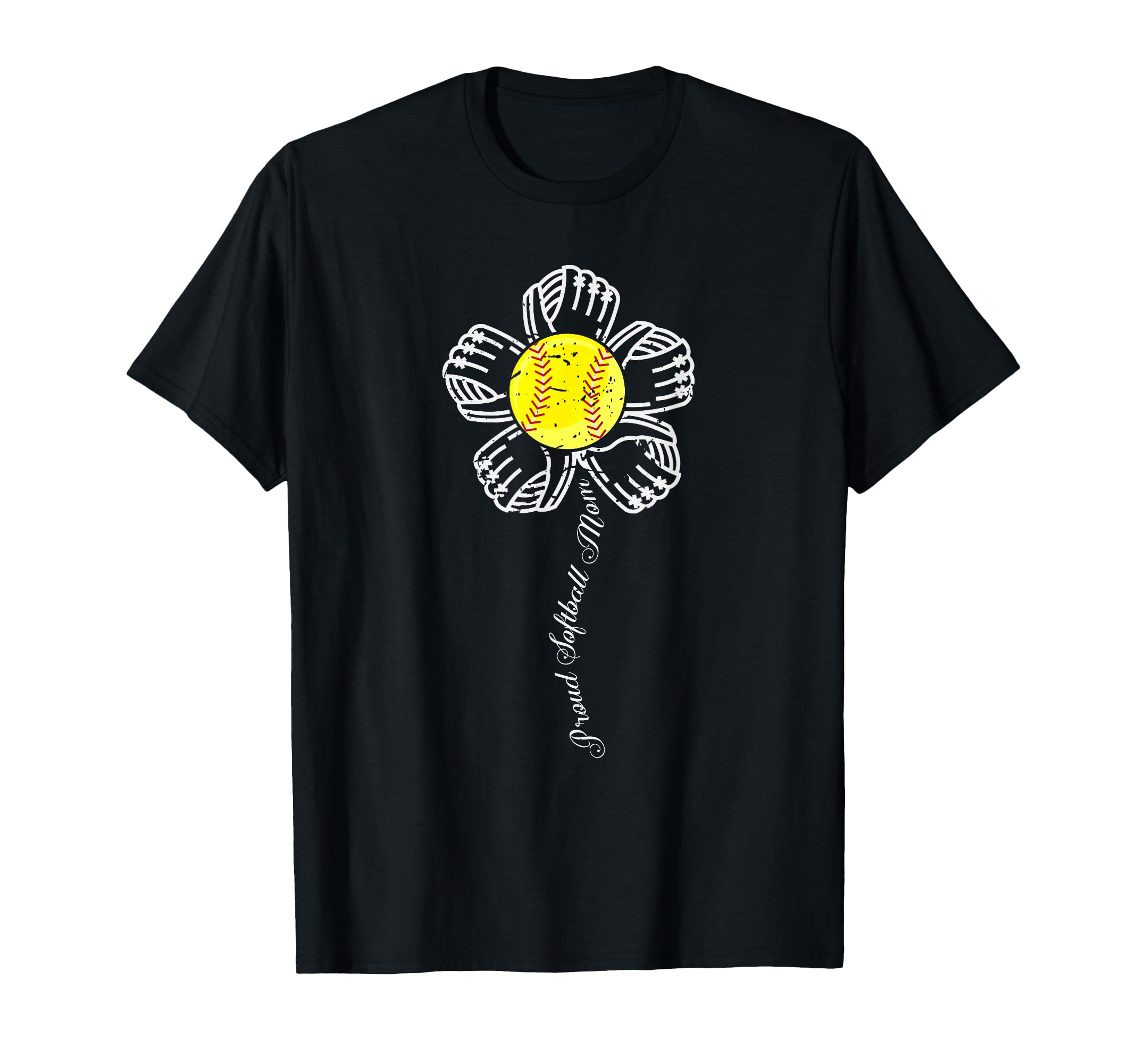Proud Softball Mom Baseball Mother S T-Shirt - Fun Novelty Design Unisex - T-Shirt, Sweatshirt, Hoodie