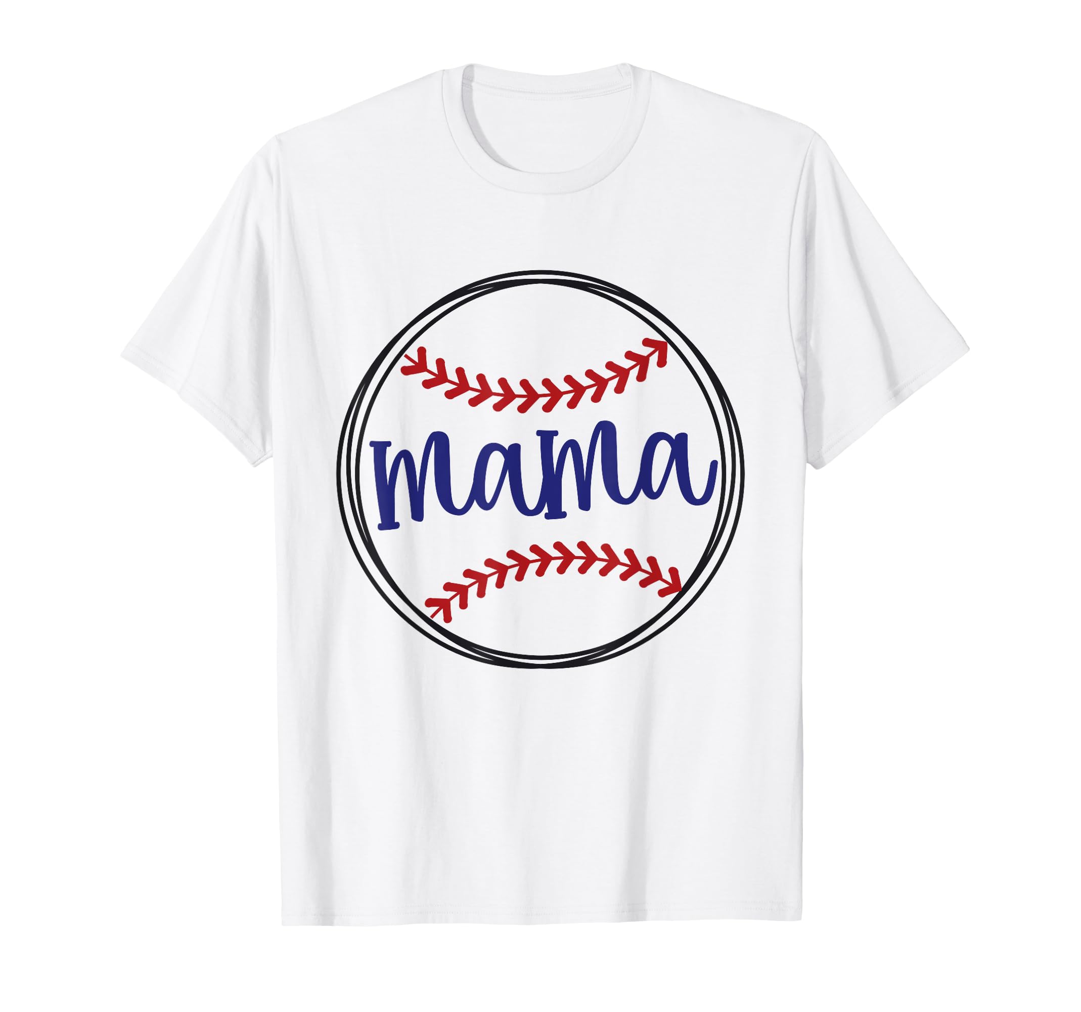 Baseball Mama Funny And Sweet Moms T-Shirt - Aesthetic Graphic for Adults - T-Shirt, Sweatshirt, Hoodie