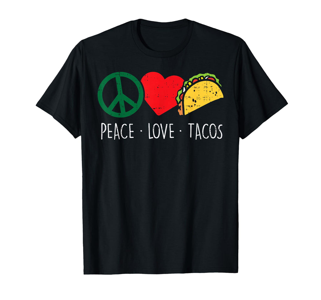 Peace Love Tacos Cinco De Mayo Fiesta T-Shirt - Aesthetic Graphic Unisex - T-Shirt, Sweatshirt, Hoodie