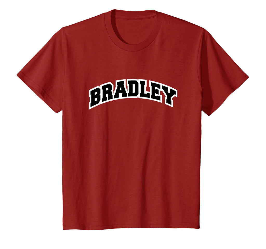 Bradley Illinois Varsity Red T-Shirt - Streetwear Style for Adults - T-Shirt, Sweatshirt, Hoodie