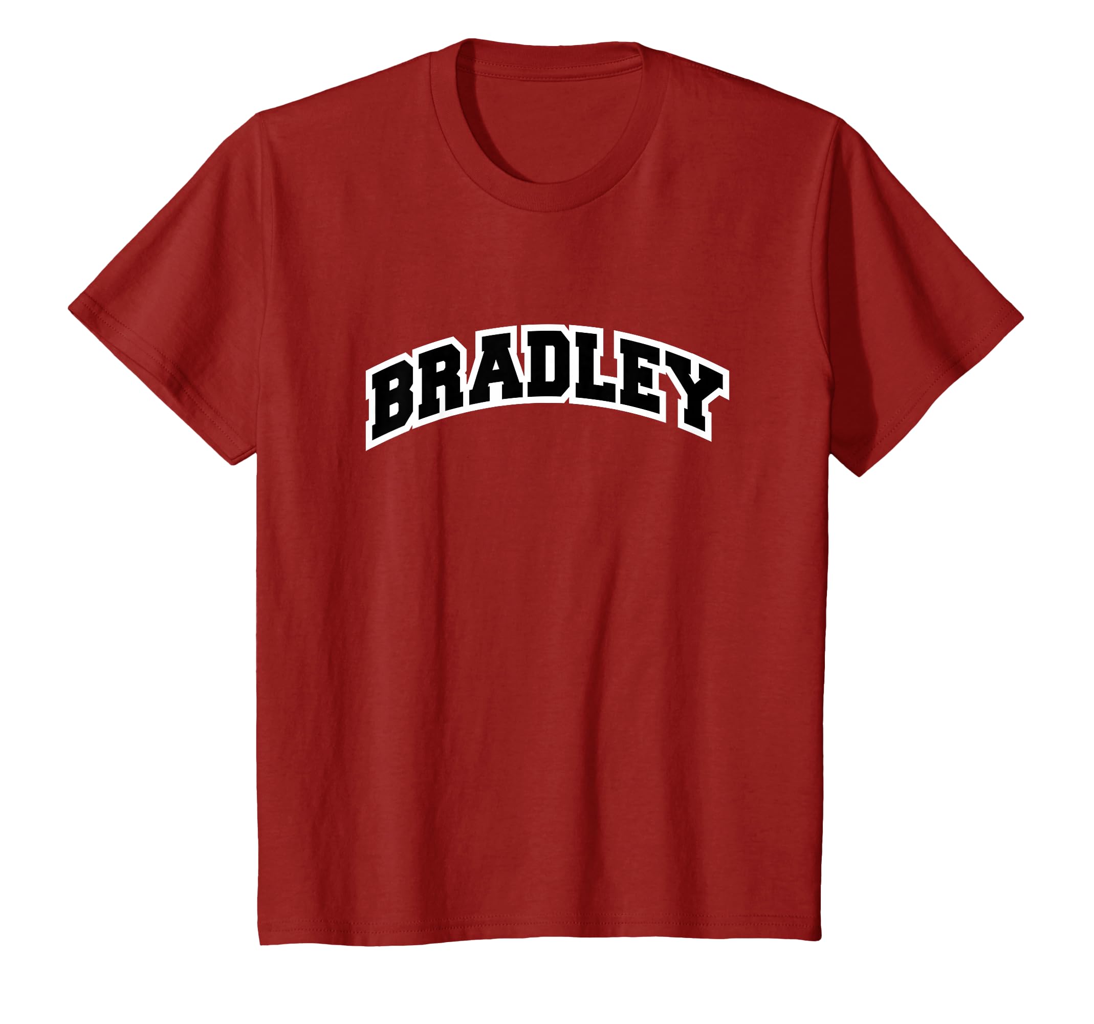Bradley Illinois Varsity Red T-Shirt - Streetwear Style for Adults - T-Shirt, Sweatshirt, Hoodie