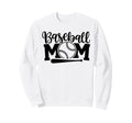 Baseball Mom Cheer Baseball Mama Moms Sweatshirt - Minimalist Print Unisex - T-Shirt, Sweatshirt, Hoodie