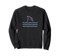 Shark Neon Sign Sweatshirt - Trendy Graphic Men Women - T-Shirt, Sweatshirt, Hoodie