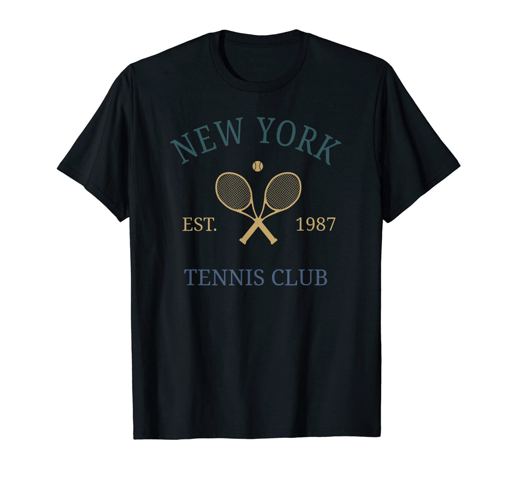 New York Athletics Tennis Club Racquet T-Shirt - Graphic Print Men Women - T-Shirt, Sweatshirt, Hoodie