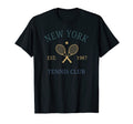 New York Athletics Tennis Club Racquet T-Shirt - Graphic Print Men Women - T-Shirt, Sweatshirt, Hoodie