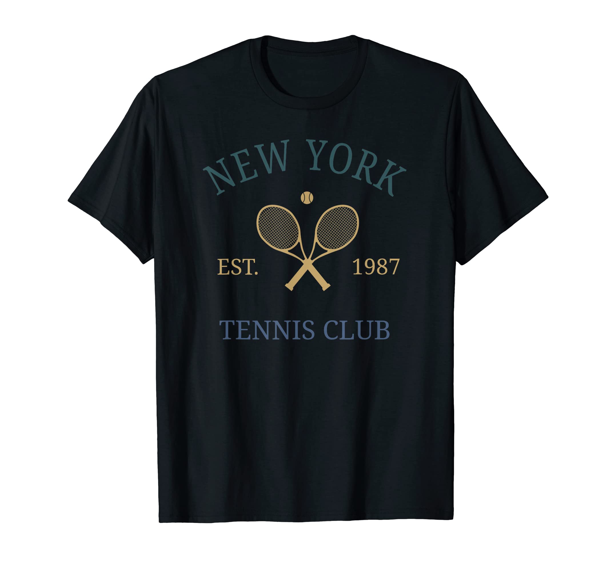 New York Athletics Tennis Club Racquet T-Shirt - Graphic Print Men Women - T-Shirt, Sweatshirt, Hoodie