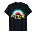 Cheyenne Wyoming Rainbow T-Shirt - Minimalist Print Unisex - T-Shirt, Sweatshirt, Hoodie