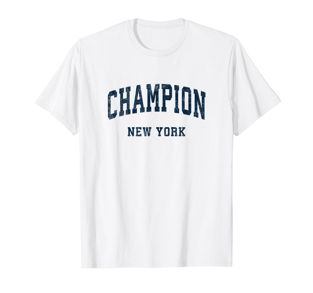 Champion New York Ny Athletic Sports T-Shirt - Aesthetic Graphic Unisex - T-Shirt, Sweatshirt, Hoodie