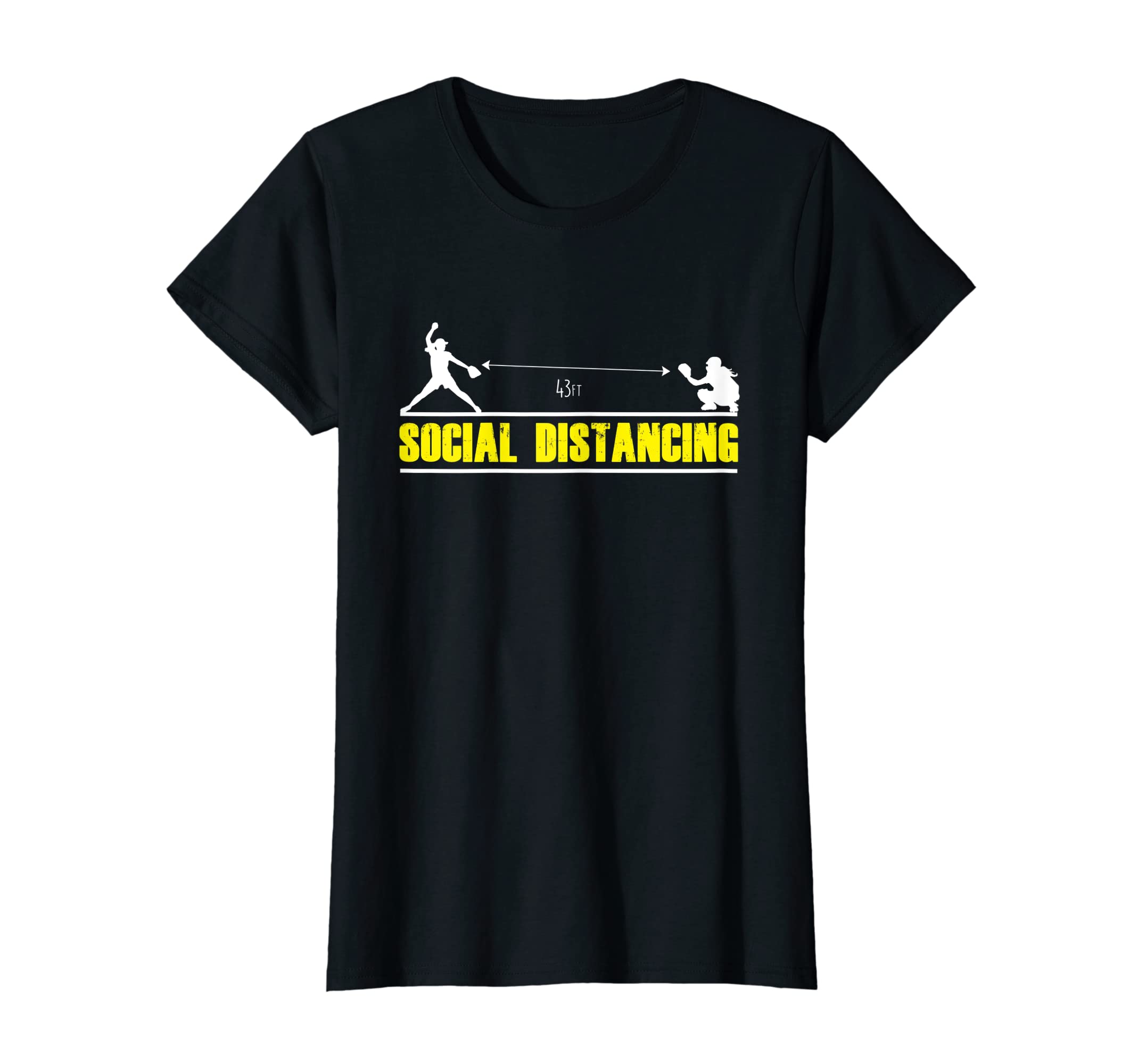 Womens Catcher Pitcher Baseball T-Shirt - Trendy Graphic Men Women - T-Shirt, Sweatshirt, Hoodie