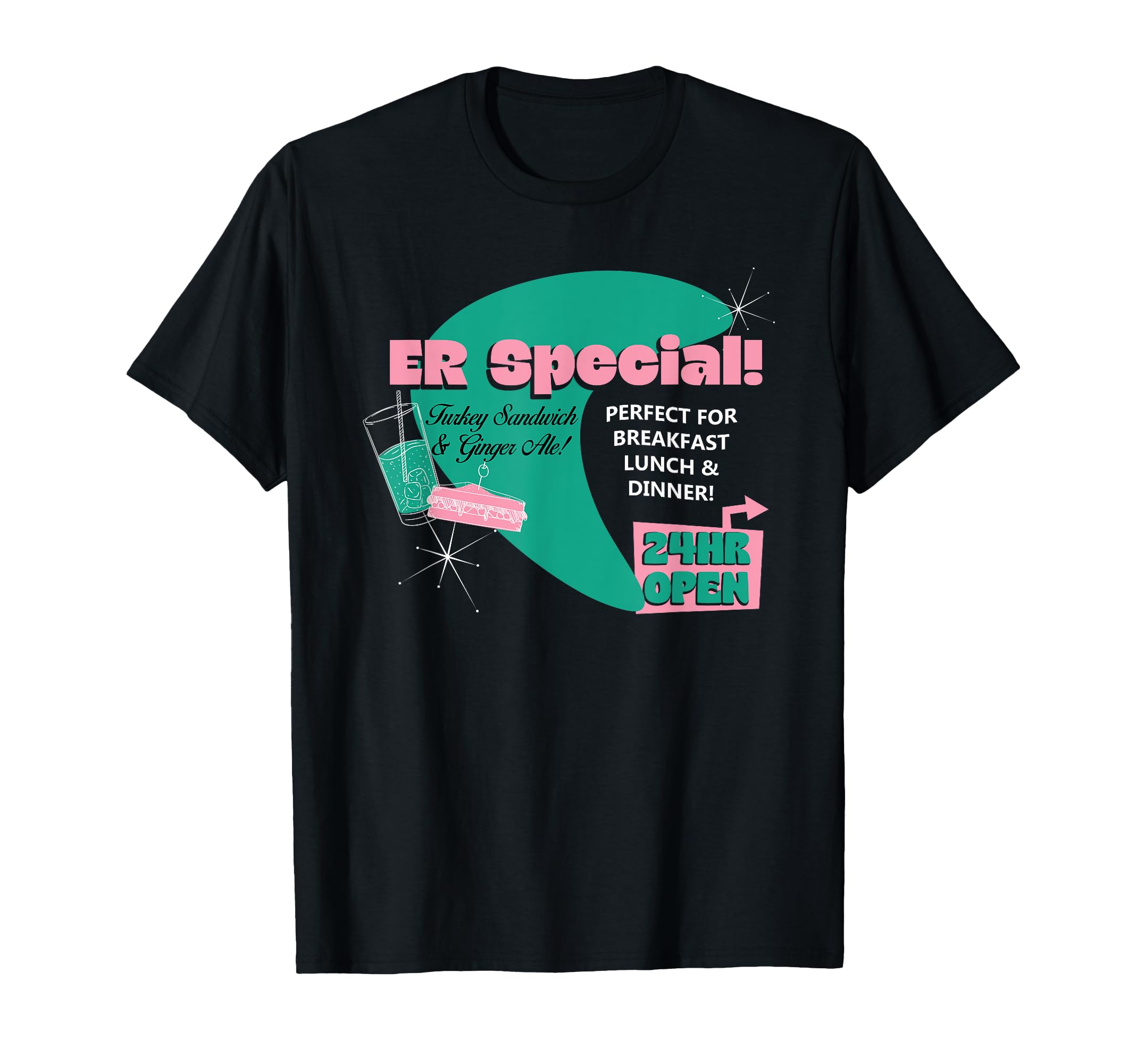 Emergency Room Diner Nursing Medical T-Shirt - Novelty Apparel Men Women - T-Shirt, Sweatshirt, Hoodie