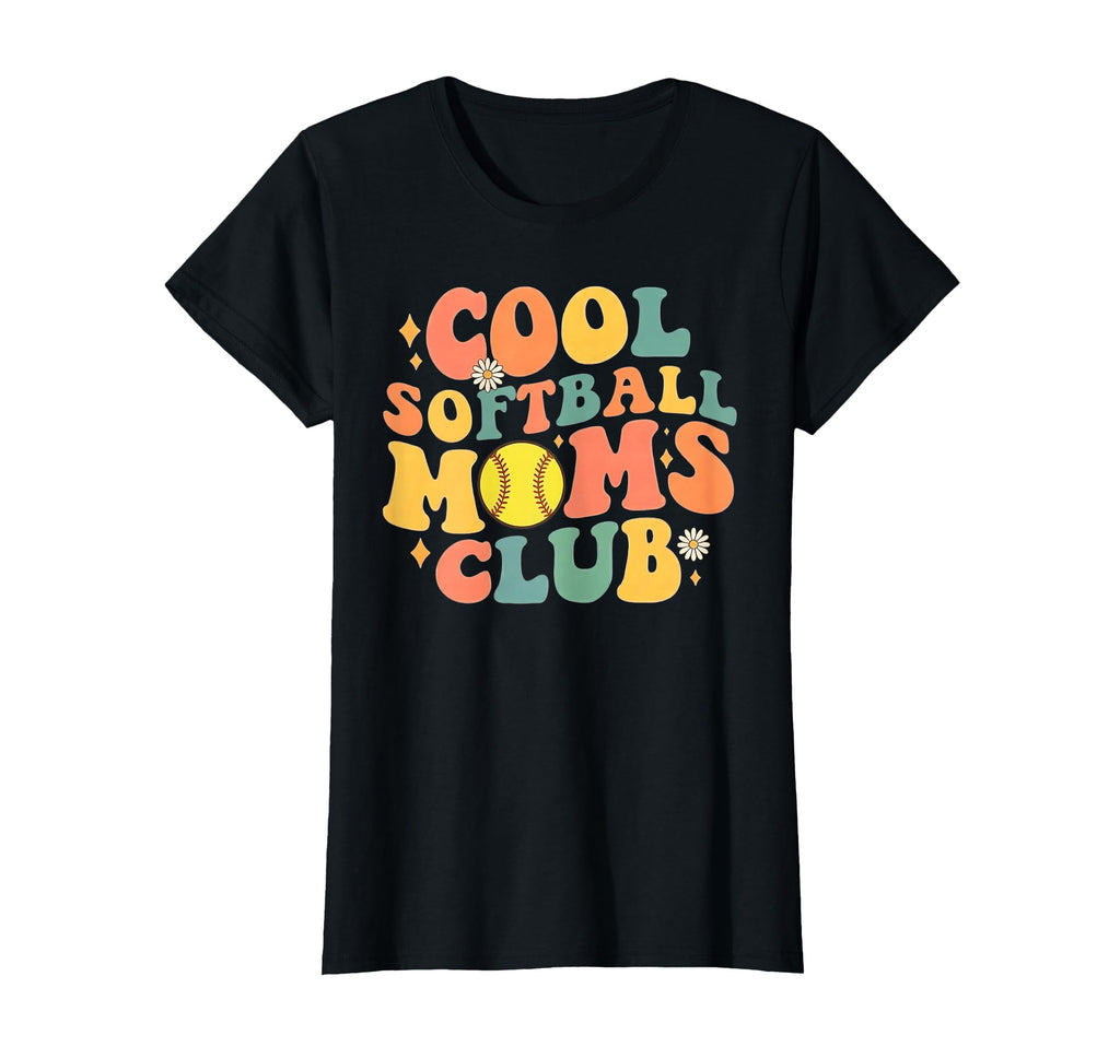 Softball Mom Club Sports Mother Game Day T-Shirt - Minimalist Print Unisex - T-Shirt, Sweatshirt, Hoodie
