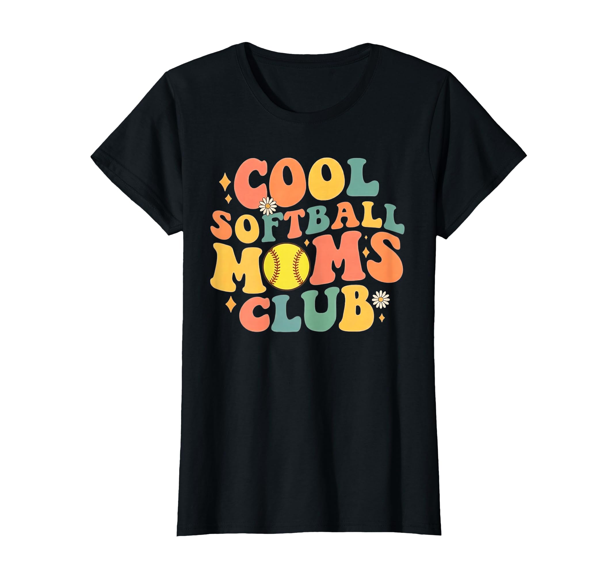 Softball Mom Club Sports Mother Game Day T-Shirt - Minimalist Print Unisex - T-Shirt, Sweatshirt, Hoodie