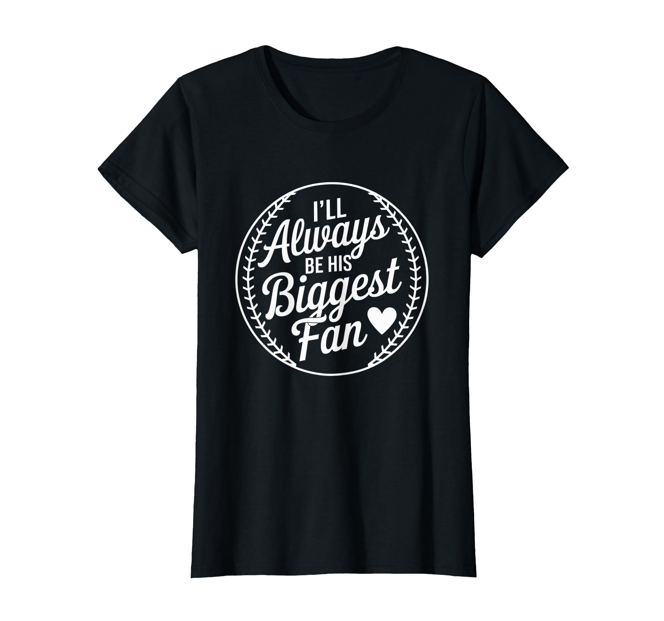 Baseball Mom Heart Proud Team Fan Mothers T-Shirt - Novelty Apparel Unisex - T-Shirt, Sweatshirt, Hoodie