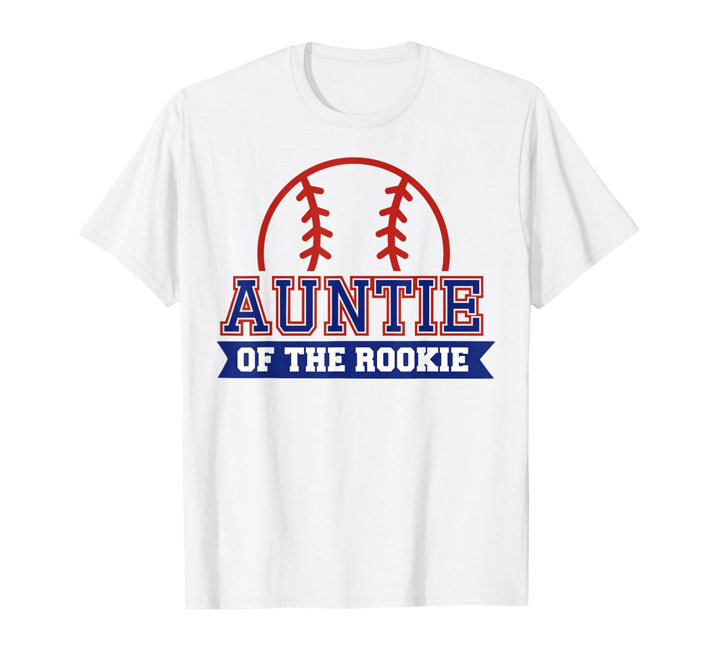Auntie Rookie 1St Birthday Baseball T-Shirt - Graphic Print for Adults - T-Shirt, Sweatshirt, Hoodie