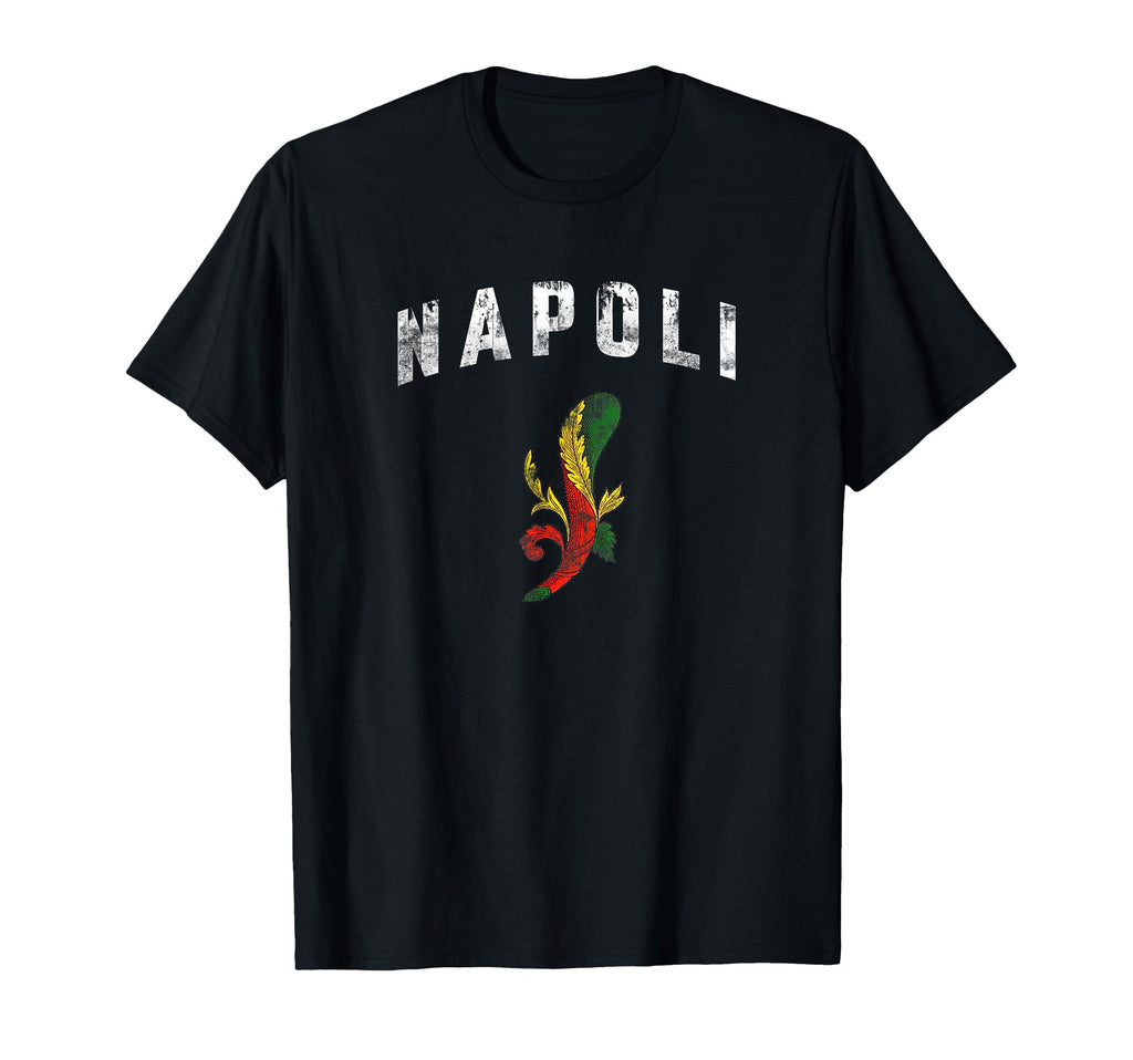 Napoli Naples Italy Faded T-Shirt - Novelty Apparel Unisex - T-Shirt, Sweatshirt, Hoodie