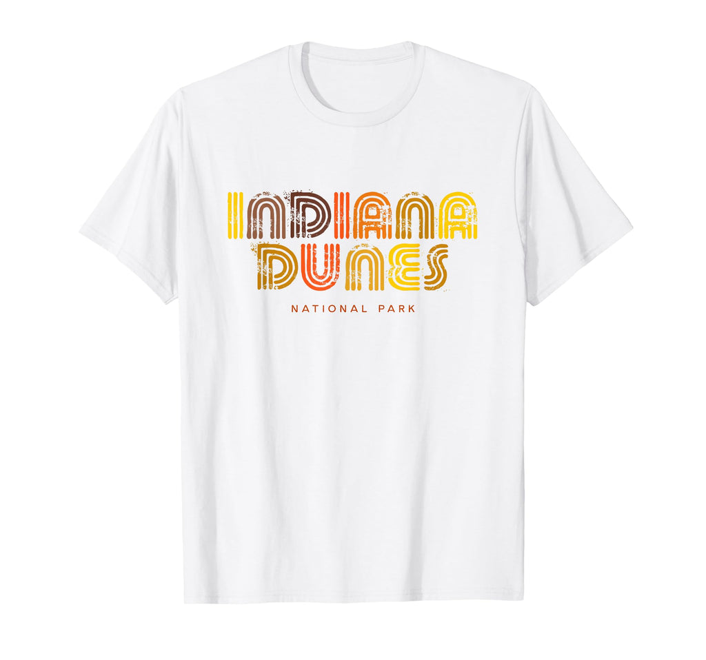 Indiana Dunes National Park 70S 80S T-Shirt - Novelty Apparel for Adults - T-Shirt, Sweatshirt, Hoodie