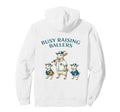 Busy Raising Baller Baseball Hoodie - Aesthetic Graphic for Adults - T-Shirt, Sweatshirt, Hoodie