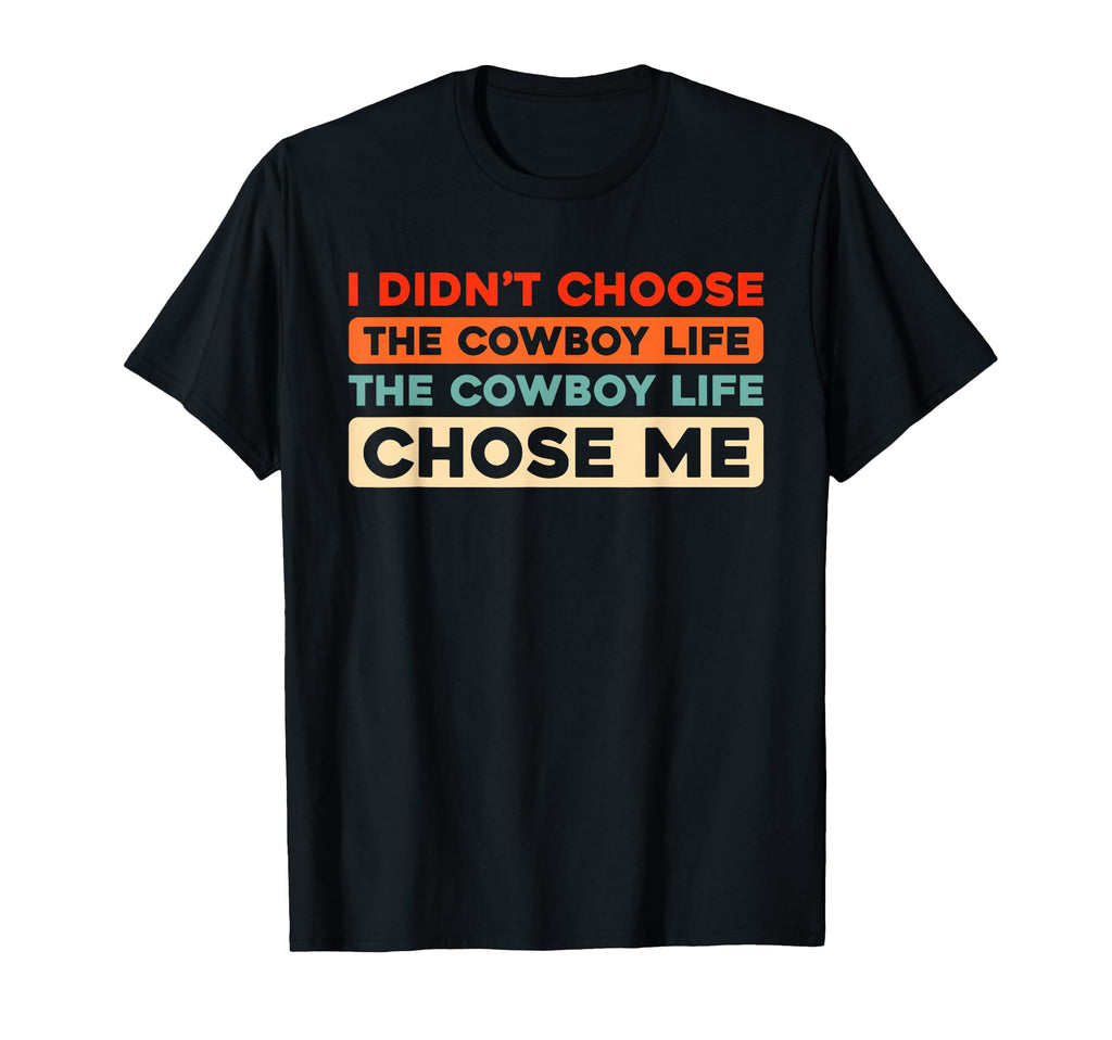 Horse Riding Western Rodeo Cowboy T-Shirt - Minimalist Print Men Women - T-Shirt, Sweatshirt, Hoodie