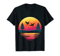 Hummingbird Sunset Hummingbirds T-Shirt - Minimalist Print Unisex - T-Shirt, Sweatshirt, Hoodie