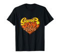 Softball Game Day Vibes Heart T-Shirt - Aesthetic Graphic for Adults - T-Shirt, Sweatshirt, Hoodie