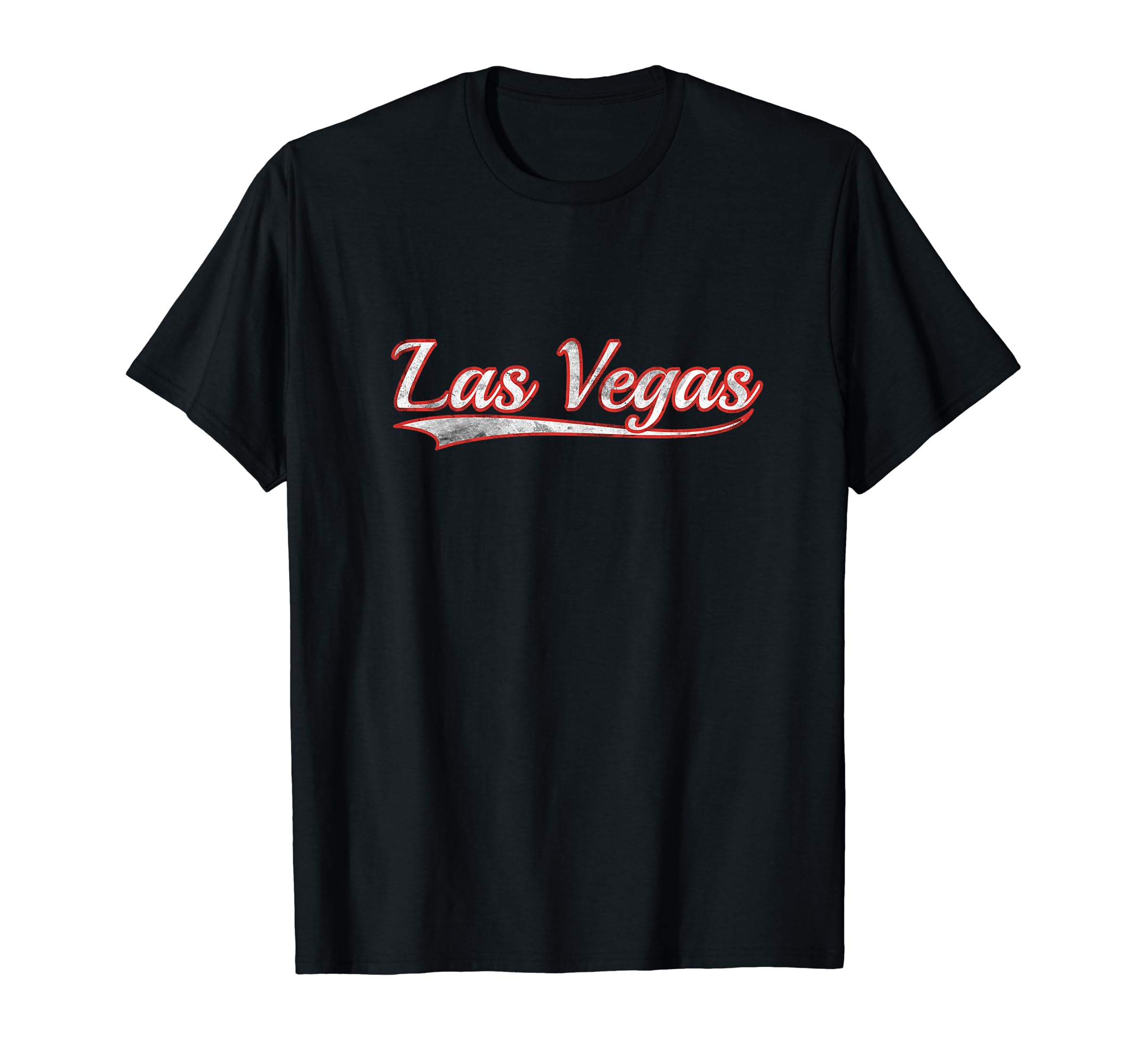 Las Vegas Varsity Distressed Throwback T-Shirt - Custom Art Print Unisex - T-Shirt, Sweatshirt, Hoodie
