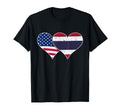 Usa And Thailand Flags American T-Shirt - Fun Novelty Design Men Women - T-Shirt, Sweatshirt, Hoodie