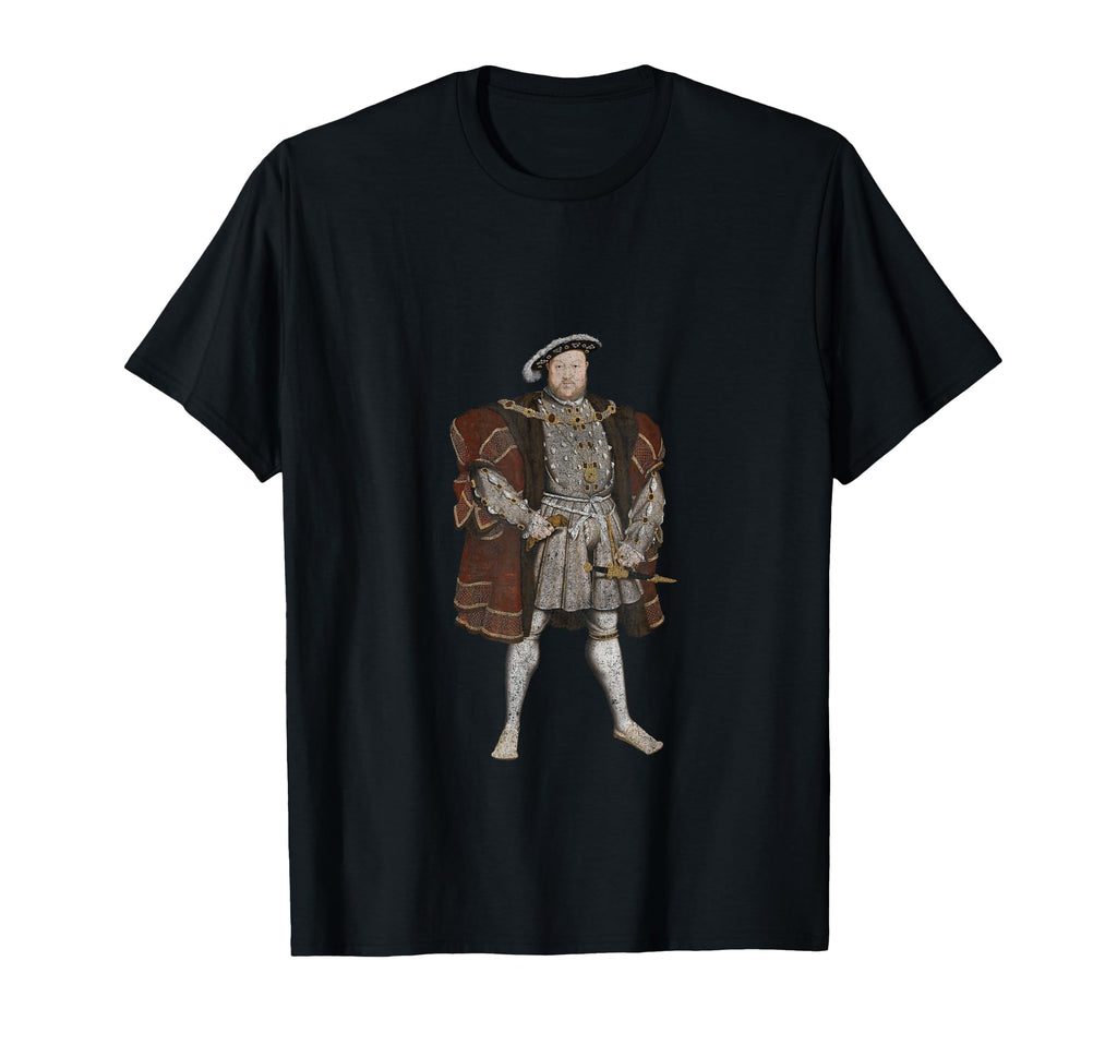 King Henry Viii Portrait Distressed T-Shirt - Streetwear Style Men Women - T-Shirt, Sweatshirt, Hoodie