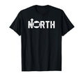 Up North Oregon Distressed Text State T-Shirt - Aesthetic Graphic Unisex - T-Shirt, Sweatshirt, Hoodie