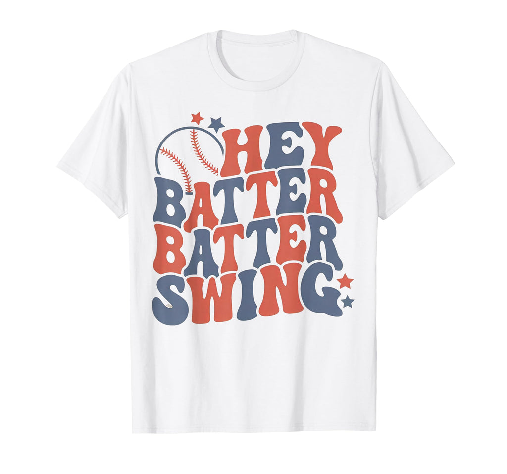 Baseball Game Day Hey Batter Batter T-Shirt - Minimalist Print for Adults - T-Shirt, Sweatshirt, Hoodie