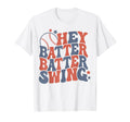 Baseball Game Day Hey Batter Batter T-Shirt - Minimalist Print for Adults - T-Shirt, Sweatshirt, Hoodie