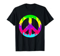 Dripping Paint Peace Sign 60S 70S Hippie T-Shirt - Novelty Apparel Unisex - T-Shirt, Sweatshirt, Hoodie