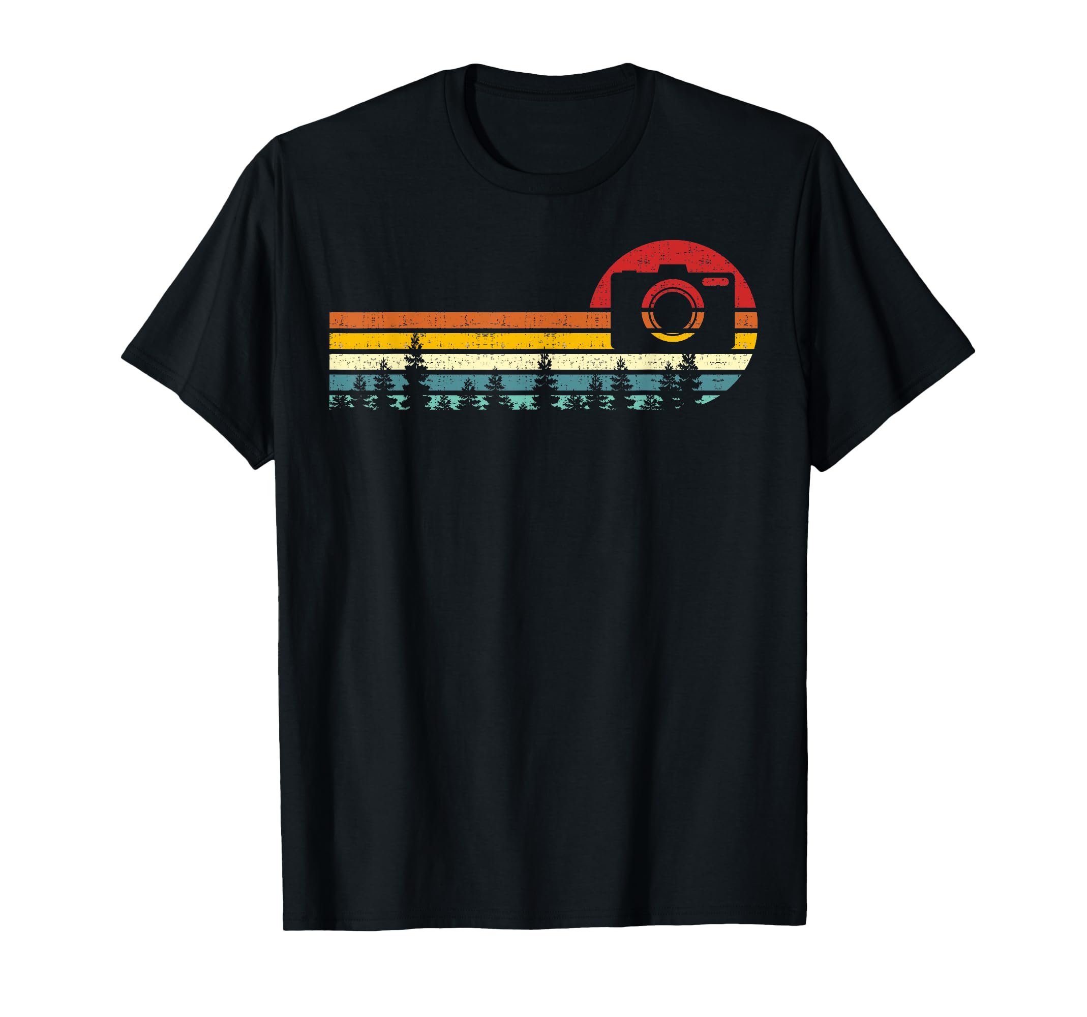 Sunset Camera Photography T-Shirt - Fun Novelty Design for Adults - T-Shirt, Sweatshirt, Hoodie