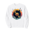 Peace Love Rock N Roll Boho Hippie Sweatshirt - Custom Art Print Unisex - T-Shirt, Sweatshirt, Hoodie