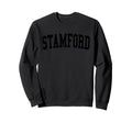 Stamford Ct Distressed Black Varsity Sweatshirt - Unique Graphic Men Women - T-Shirt, Sweatshirt, Hoodie