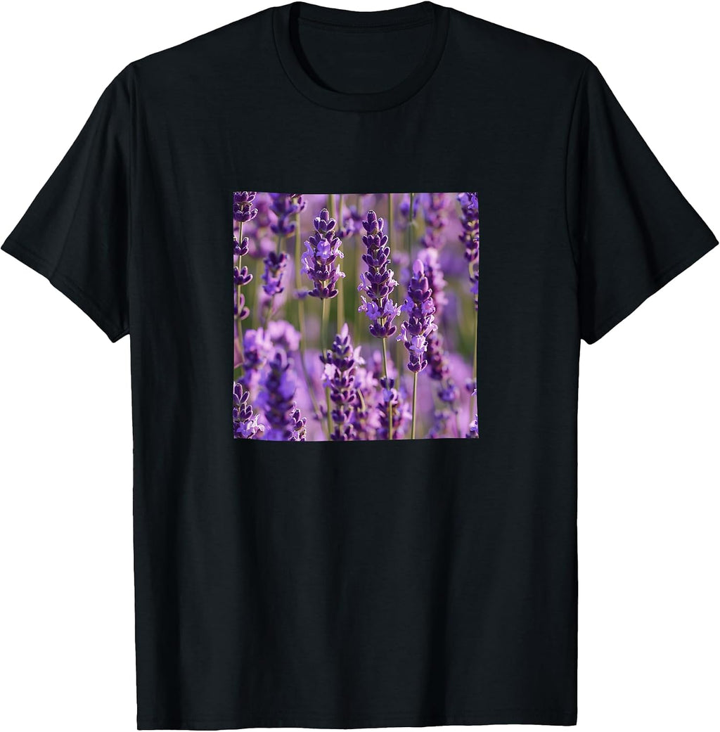 Lavender Flower Pattern Merch - Adult & Kids T-Shirts, Sweatshirts & Hoodies apparel design preview 1