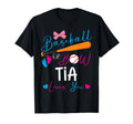 Baseball Or Bow Tia Loves You Baseball T-Shirt - Unique Graphic Men Women - T-Shirt, Sweatshirt, Hoodie