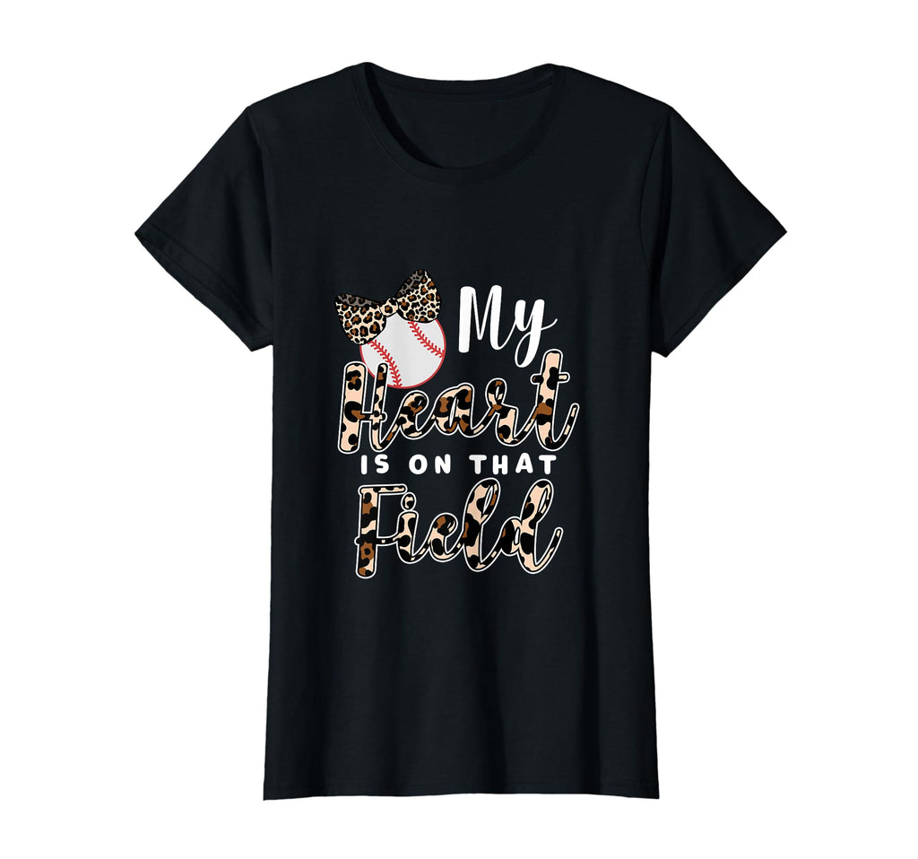 Teeball Mom Leopard Baseball T-Shirt - Casual Everyday Wear Men Women - T-Shirt, Sweatshirt, Hoodie