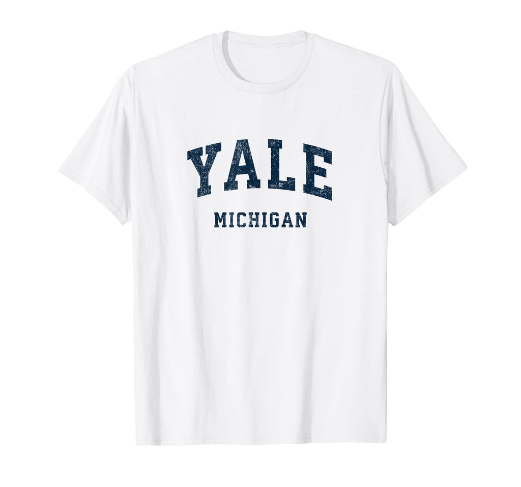 Yale Michigan Mi Athletic Sports T-Shirt - Graphic Print Unisex - T-Shirt, Sweatshirt, Hoodie