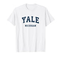 Yale Michigan Mi Athletic Sports T-Shirt - Graphic Print Unisex - T-Shirt, Sweatshirt, Hoodie