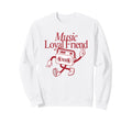 Music Loyal Friend Cassette Tape Sweatshirt - Minimalist Print Men Women - T-Shirt, Sweatshirt, Hoodie