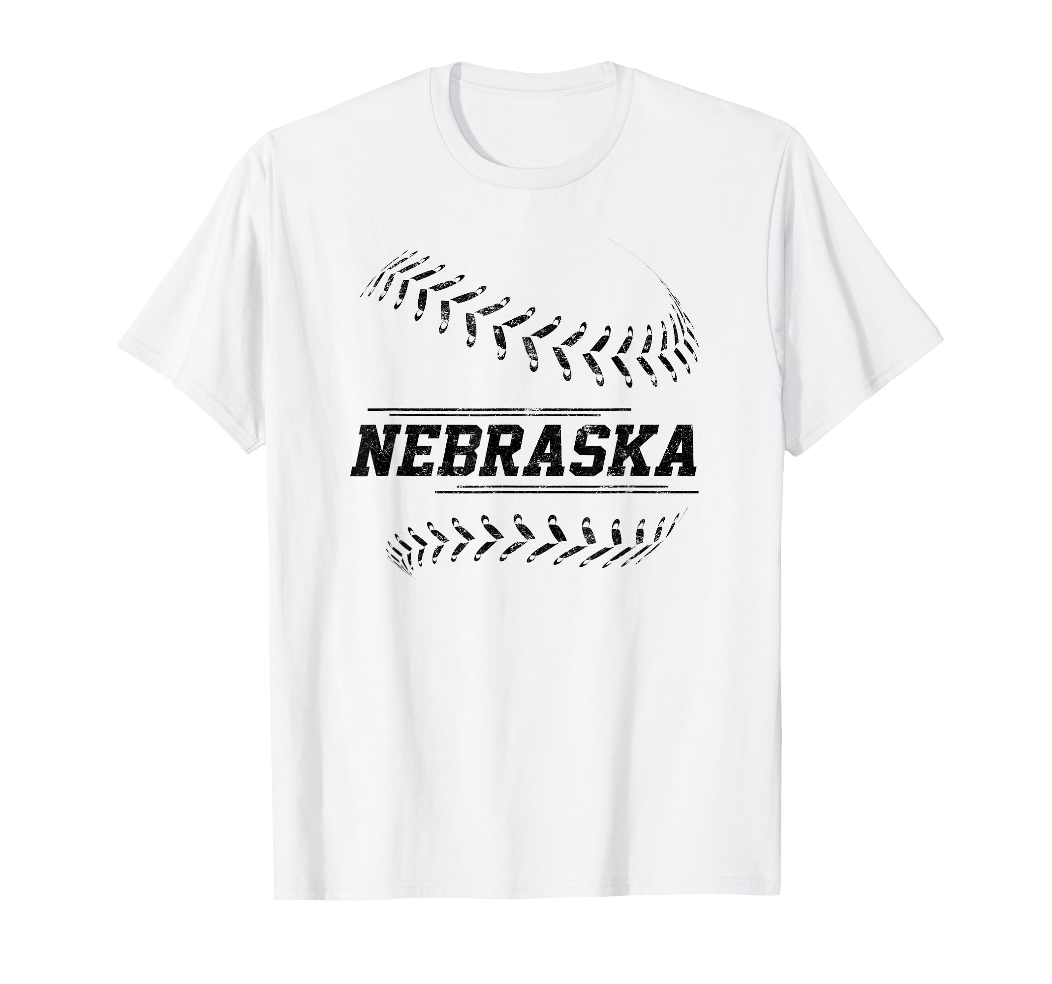 Nebraska Baseball State Pride Team T-Shirt - Minimalist Print for Adults - T-Shirt, Sweatshirt, Hoodie