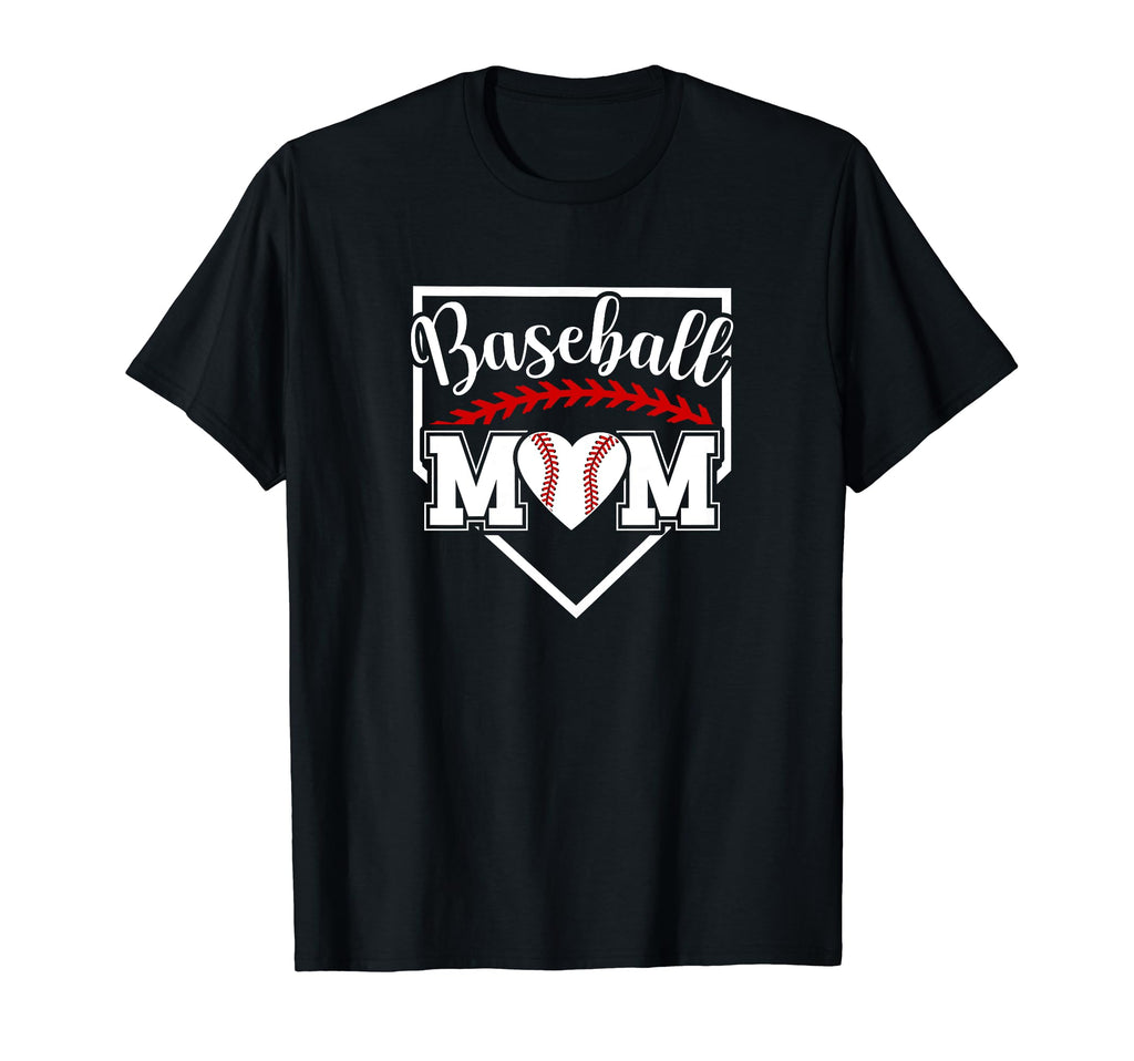 Baseball Mom Baseball Player Mom Baseball T-Shirt - Trendy Graphic Unisex - T-Shirt, Sweatshirt, Hoodie