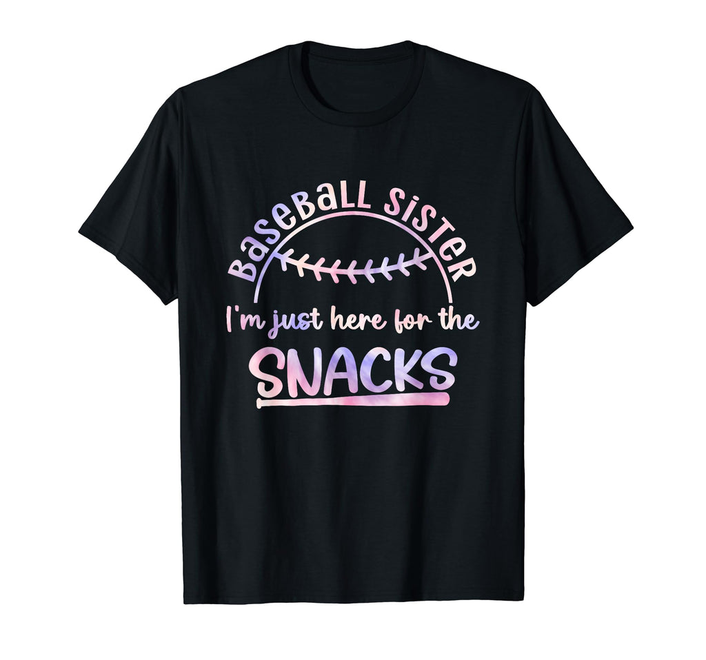 Im Just Here Snacks Tie Dye Funny T-Shirt - Aesthetic Graphic for Adults - T-Shirt, Sweatshirt, Hoodie
