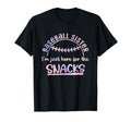 Im Just Here Snacks Tie Dye Funny T-Shirt - Aesthetic Graphic for Adults - T-Shirt, Sweatshirt, Hoodie