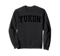 Yukon Ok Distressed Black Varsity Sweatshirt - Unique Graphic Unisex - T-Shirt, Sweatshirt, Hoodie