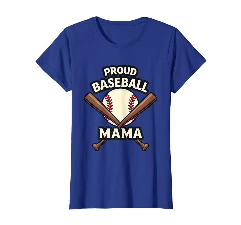Proud Baseball Mama Baseball Moms T-Shirt - Aesthetic Graphic for Adults - T-Shirt, Sweatshirt, Hoodie