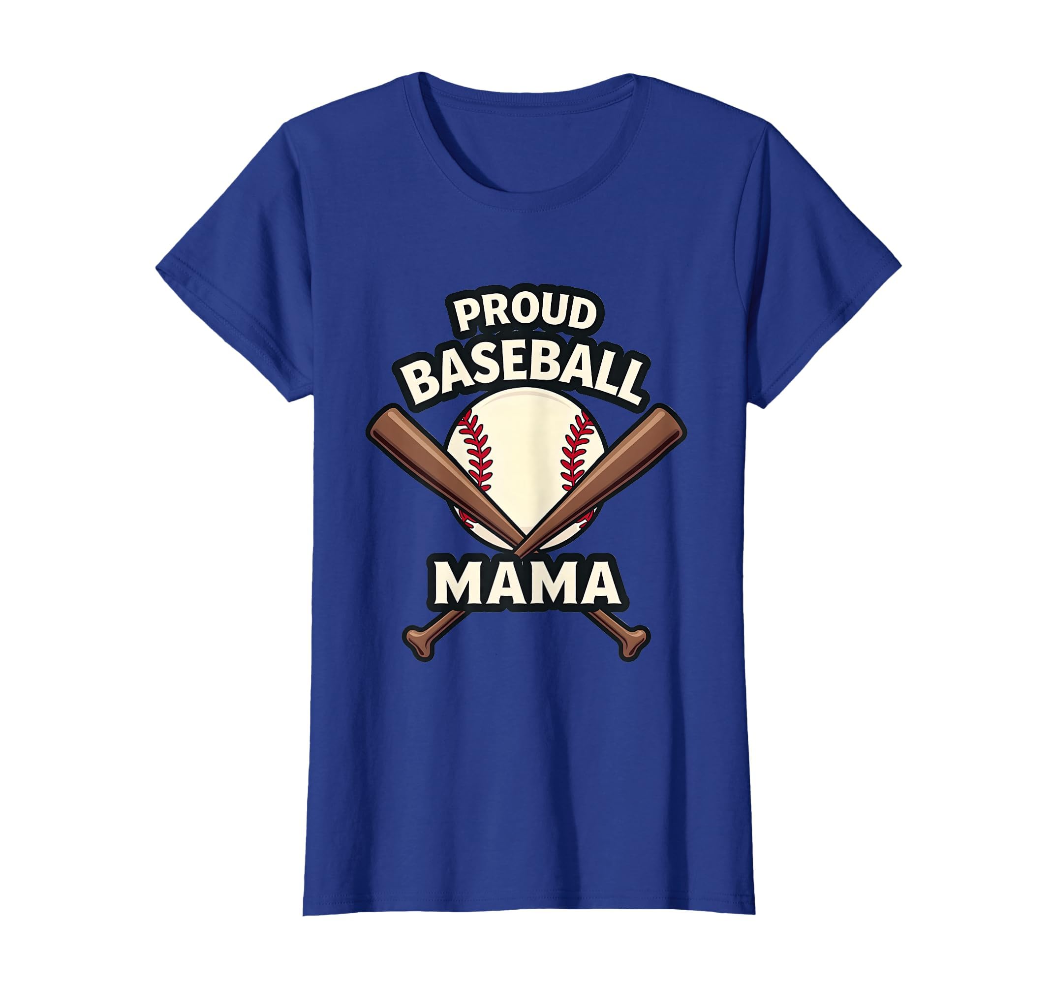 Proud Baseball Mama Baseball Moms T-Shirt - Aesthetic Graphic for Adults - T-Shirt, Sweatshirt, Hoodie