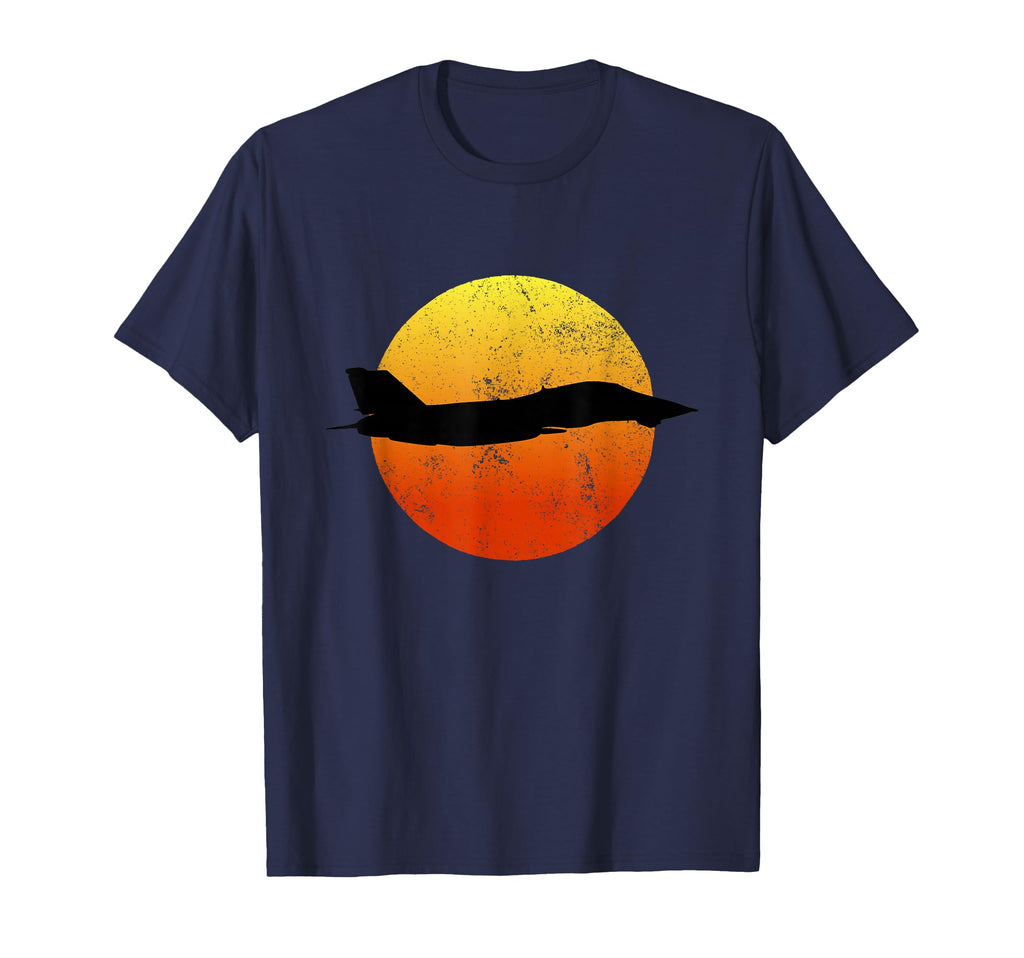 F 14 Tomcat Silhouette Sunset T-Shirt - Custom Art Print Men Women - T-Shirt, Sweatshirt, Hoodie
